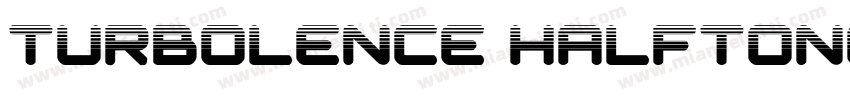 Turbolence Halftone字体转换